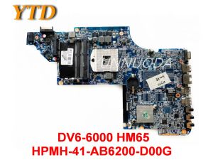 Moderkort original för HP DV66000 Laptop Motherboard DV66000 HM65 HPMH41AB6200D00G Testad bra gratis frakt