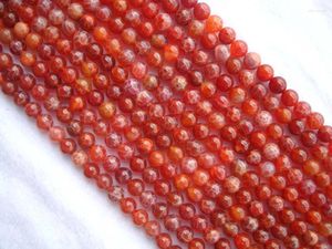 Loose Gemstones Natural Crab Fire Agate Round Shape 8mm Beads For Jewelry Making DIY Bracelet Necklace Earrings