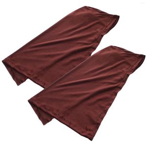 Tampas de cadeira 2 PCs Velvet Couch Car Sofá universal de poltrona deslizante lavável Protetor de apoio de braço elástico