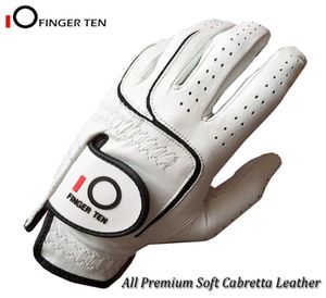 All Premium Soft Cabretta Leather Mens Golf Gloves Fit Grip Left Hand LH Höger RH med storlek från små till XXL 2010271492916