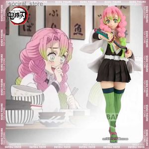 Figure di giocattoli d'azione Demon Slayer Figure anime originali Kanroji Mitsuri PVC Action Figures Collezionista Kimetsu No Yaiba Desk decorazioni per bambini Toys Gift L240402