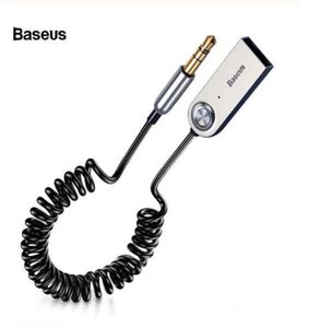 Baseus BA01 Bluetoothトランスミッターワイヤレスレシーバー5.0車Aux 3.5mm BTアダプターOスピーカーヘッドフォン用ケーブル5371474