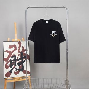 メンズシャツデザイナーシャツメンズシャツTシャツコットンクルーネックカジュアルショートスリーブのコットンパッドシャツ漫画シャツを印刷した米国サイズS-XL Z5