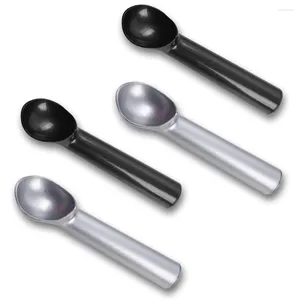 Bakformar 4st glassverktyg bärbar aluminiumlegering non-stick anti-feze skosksked för hemkök tillbehör