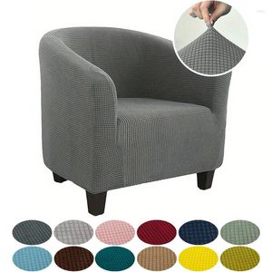 Chair Covers Club Cover Tub Sofa Polar Fleece Single Couch Stretch Slipcovers For Living Room Study Bar Counter