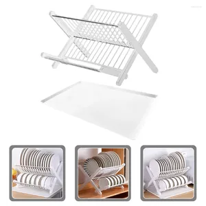 Kitchen Storage Dish Rack Dishes For Dryer Tableware Drain Plated Drainer Clothes Drying