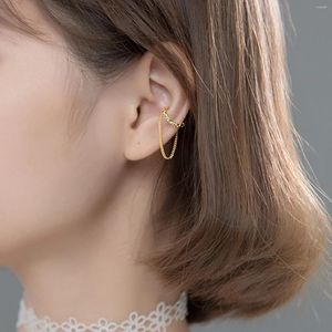 Brincos de backcs Minilista de moda sem piercing ouvido para mulher cartilagem falsa clipes de gola de ouvido jóias de mangueiras