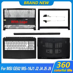 Cases NEW Laptop LCD Back Cover/Front Bezel/Hinges/Palmrest/Bottom Case For MSI GP62 6QG GV62 GL62 6QF GP62MVR MS16J9 GP62MVR GL62M