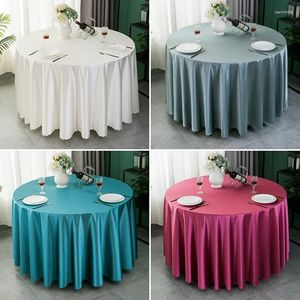 Table Cloth Round Polyester Tablecloth Overl Wedding Decoration Cover For Birthday Festival Party Banquet Supply