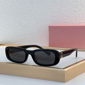 Sonnenbrille für Frauen Mui Mui Sonnenbrille Funky Sonnenbrille Rechteckige Sonnenbrille Neue europäische und amerikanische Stil gute Qualitätsbrillen Designer -Töne