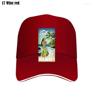 Caps de bola Hawaii Hula Girl Aloha Cool Funny Mulher Mulheres Unissex Capata personalizada colete 430Cartoon Fashion Bill Hats