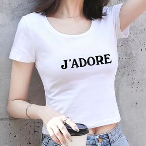 レディーストップスティーサマーズレディースノースリーブTシャツベストデザイナー服ピュアコットレタープリントクロッププリントクロップトップティー