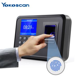 YKSCANバイオメトリック指紋時間出席時計時計レコーダー従業員認識デバイス電子