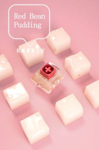 Tastaturen Kailh Red Bean Pudding Switch Mechanische Tastatur -Leuchte -Leuchtanleitung Postschalter linear