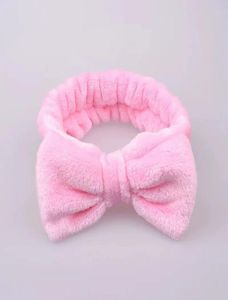 Elastic Solid Color Bowknot Bandas para a cabeça Mulheres meninas Maquiagem Lavagem de face Face Hair Bands Baços Turband Acessórios para cabelos Headwrap5242673