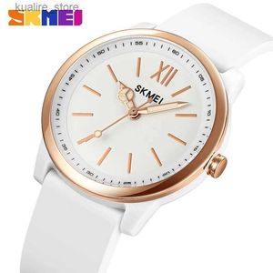 Kvinnors klockor Skmei 2008 Luxury Quartz Women Es Elegant Sport Waterproof Lady Wristes Female Fashion Girl Clock Relogio Feminino L240402