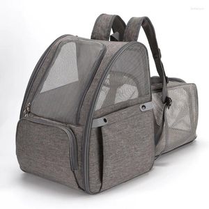 Cat Carriers Pet Back Dogs and Cats выходят с рюкзаки, портативные складывание, расширяющиеся ящики для клетки.