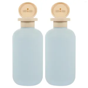 Liquid Soap Dispenser 2 Pcs Travel Repackaged Shampoo Bottle Small Plastic Container Lotion Bottles With Lids Empty Toiletries