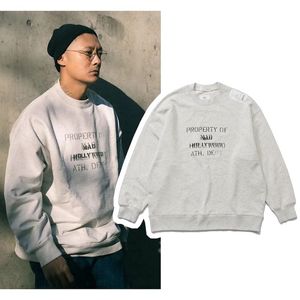 Erkekler Sweatshirts Moda Sweaters Yüksek Kaliteli Uzun Kollu Mektup Baskı Kış Kış