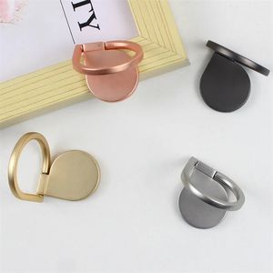 Universal 360 Rotation Metal Ring Phone Holder Ny stil Magnetiska mobiltelefoner för iPhone 15 14 13 12 11 Pro Max mobiltelefon med paket