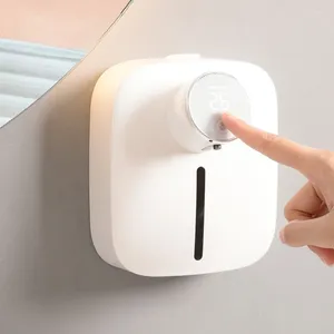 Bottiglie di stoccaggio 2024 VENDITA USB USB Automatico distributore di sapone a mano El Casa Servizi a parete Liquido montato