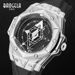 Baogra Baogela Tattoo Trend Waterproof Glow Quartz Sports Men's Watch