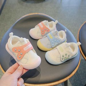 HBP NON-Brand 2024 Spring Infant and Toddler Walking Shoes Soft Sole Male Baby Functional Shoes Velcro Womens Treasure Walking Shoes