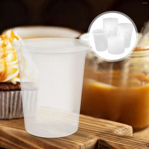 Storage Bottles 20 Sets Measuring Soup Bowls Beverage Drinking Containers Pp Disposable Cups Single Use Sturdy Dessert