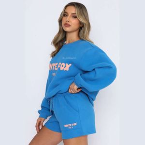 White Foxx футболка женщин подходит для новой моды Hightrendy Trade Cuit Sweater Английский письменный свитер с печатью с брюками.