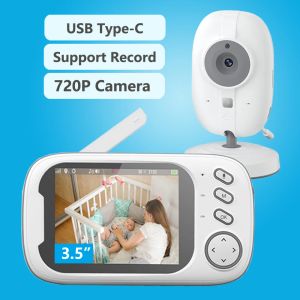 Monitora 3,5 polegadas Vídeo Monitor de bebê Monitor de 2 vias de áudio Câmera Babysitter Wireless Vision VION Vox Security Camera Upgrade VB603 BM603