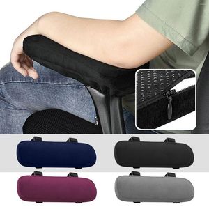 Stuhlabdeckungen 1PCS Armlehnenpolster langsamer Rebound Memory Foam Kissenpolstermatte für Bürosstühle Rollstuhlfahrer bequem