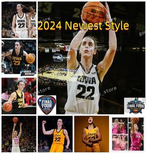 2024 Women Final Four 4 4 Iowa Hawkeyes Basketball Jersey NCAA College Caitlin Clark Luka Garza 10 Joe Wieskamp 5 CJ Fredrick 3 Bohannon 30 Connor McCaffery 4 Ahron Ulis