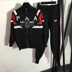 Feminino de pista de rastreio de rastreio de designer Designer Definir outono e inverno lazer puro algodão feminino use de alta qualidade impressão de roupas quentes TT26525