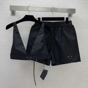 Sexy Women's Tracksuits Girls Designer Triangle Bra Short Pants Set Adjustable Chest Size Indoor Outdoor Bathing Suits SML FF7332