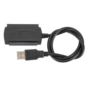 2024 Uppgraderad hårddiskadapter SATA / PATA / IDE till USB Adapter Converter Cable Computer Network Anslutningsenhet för hårddiskadapter