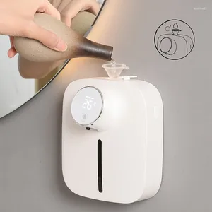 Storage Bottles USB Rechargeable Automatic Hand Soap Dispenser Bathroom El Amenities Wall Mounted Liquid