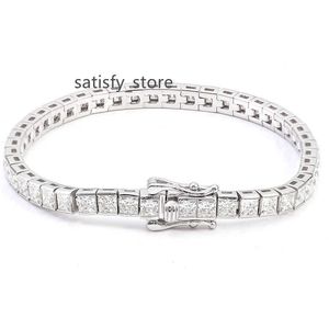 Heta försäljning Moissanitkedjor 925 Silver Mossanite smycken armband kvinnor Moissanite Tennisarmband