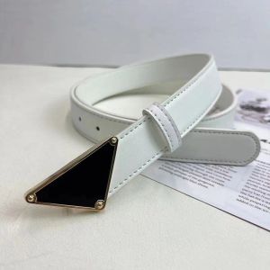 여성 디자이너 고급 금속 버클 벨트 여성 Ceintures Mens 삼각형 벨트 Cintura Waistband Belts 너비 3cm Cyg24040505-6을위한 정품 가죽 패션 벨트