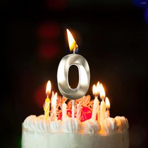Свеча держатели рождения свечи пирог цифры счастливого топперского украшения для празднования вечеринки на годовщину