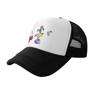 Ball Caps Pikmin-Collage dei personaggi Cappelli da schiuma di schiuma da baseball | -f- |Luxury Hat Man Women's