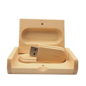 Fareler 64GB (10 Ücretsiz Özel) Ahşap USB + USB USB Flash Drive Pendrive 4GB 8GB 16GB 32GB 64GB Bellek Stick Fotoğraf Fotoğrafı