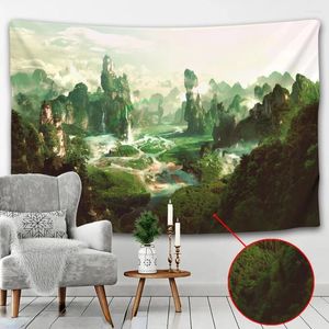 Tapestries Nature Bohemian Wall Hanging Home Decor Aesthetic Landscape Beauty Bedroom Living Room Backdrop Decorative Tapestry