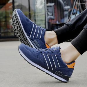 Casual Shoes Running Athletic For Men Leather Causal Light Lace-Up Flats Breathable Sneakers Outdoors Mens Gym Shoe