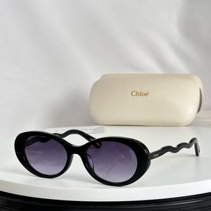 Nuovi occhiali da sole chlioe femminile ovale per protezione UV Trend Street foto degli occhiali da sole maschile ch0088s