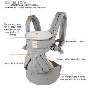Taşıyıcılar Sırt Çantaları Egobaby 360 Bebek Taşıyıcı Çok Fonksiyonlu Nefes Alabilen Bebek Taşıyıcı Sırt Çantası Çocuk Taşıma Toddler Bebek Sling Sarma Sırıştırıcılar Omni L45