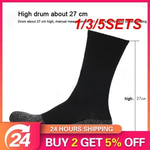 Erkek çorap 1/3/5 setler kış sıcak siyah unisex yürüyüş termal en sıcak nefes alabilen yumuşak boyut S-XL