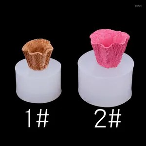 Baking Moulds Handmade DIY Egg Roll Base Ice-Cream Cone Biscuit Three-Dimensional Silicone Mould Chocolate Rebound Cake Decoration Mold