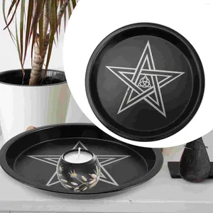 Bowls Pentacle Plate Holder Altar Tray Desktop Storage Tary Ritual