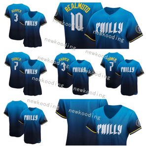 New Bryce 3 Harper Phillies 2024 City Connect Jersey Trea Turner J.T. Realmuto Nick Castellanos Kyle Schwarber Zack Wheeler Alec Bohm Bryson Stott Philadelphia Marsh