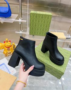 جاكار بوت نساء متشابك G Designer Shoes 9cm منصة فاخرة في الكاحل الحذاء مكتنزة الكعب العالي المستوحاة من الجوارب القتالية الغربية Cowboy Chelsea